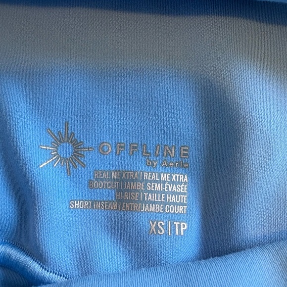 Aerie Sky Blue High-Rise Flare Leggings - Picture 4 of 5